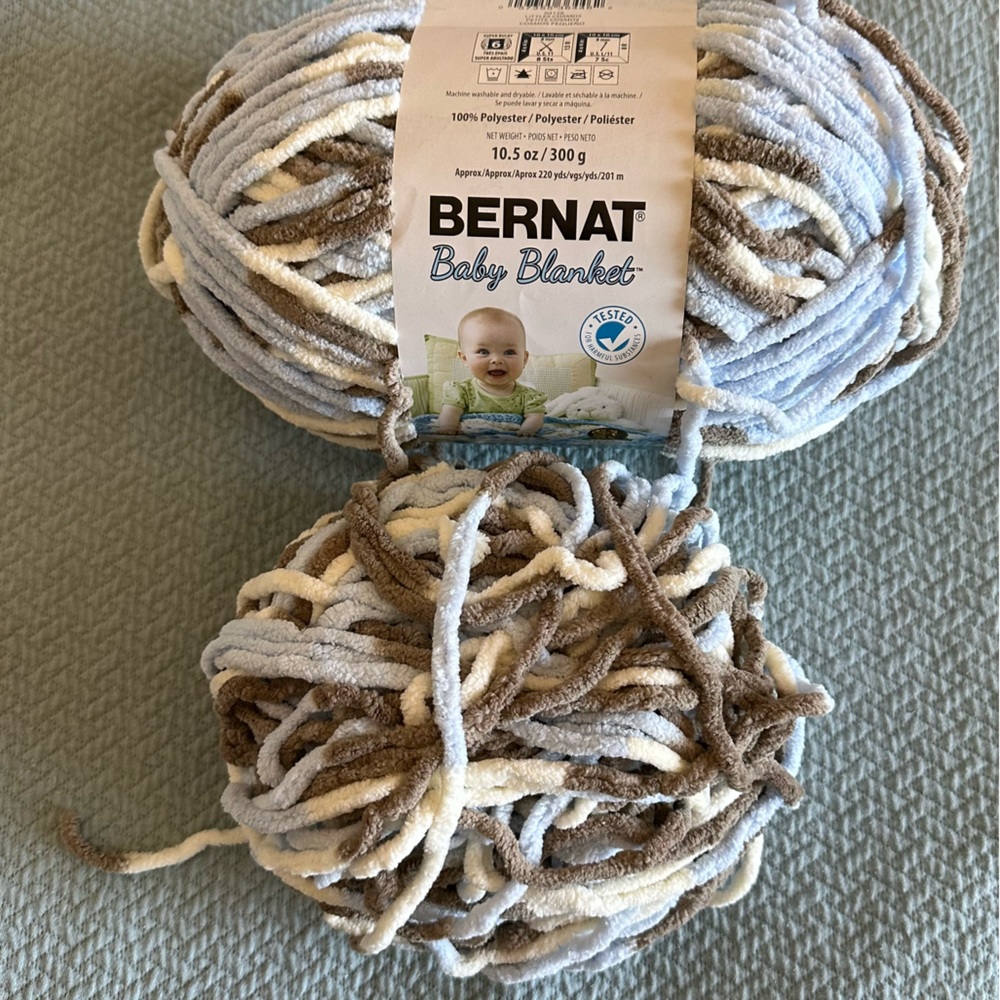 Bernat Baby Blanket Yarn in Littles Cosmos Colorway